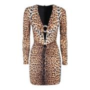 Multi Aw23 Jurk voor Dames Roberto Cavalli , Multicolor , Dames