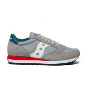 Grijze Contrast Sneakers voor Heren Saucony , Gray , Heren