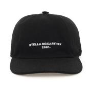 Contrasterende Logo Baseball Cap Stella McCartney , Black , Dames
