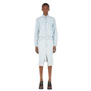 Denim Overhemdjurk Stella McCartney , Blue , Dames