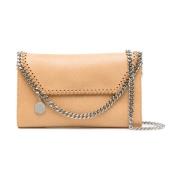 Beige Signature Kettingtas Stella McCartney , Beige , Dames