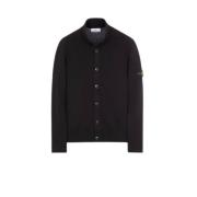 Zwarte Cardigan van Winterkatoen Stone Island , Black , Heren