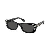 Sunglasses Swarovski , Black , Dames