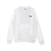 Hoodie The North Face , White , Heren