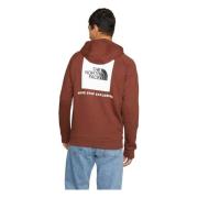 Hoodies The North Face , Brown , Heren