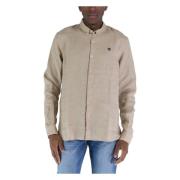 Casual overhemd Timberland , Beige , Heren