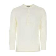 Stretch Satijn Witte Pyjama Shirt Tom Ford , White , Heren