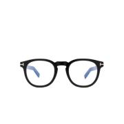 Ovale Bril voor Moderne Man Tom Ford , Black , Heren