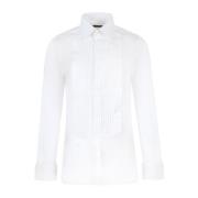 Klassieke Button-Up Formele Overhemden Tom Ford , White , Heren