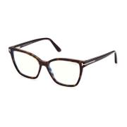 Stijlvolle Ft5812-B Bril Tom Ford , Brown , Unisex