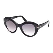 Stijlvolle zonnebril voor moderne vrouwen Tom Ford , Black , Dames