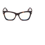 Elegant Cat Eye Montuur Tf5909 Tom Ford , Brown , Unisex