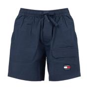 Eenvoudige stijl shorts met verstelbare tailleband Tommy Hilfiger , Bl...