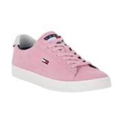 TOV Suede Low Tommy Hilfiger , Pink , Dames