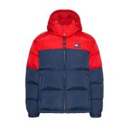 Alaska colorblock puffer jas tjm Tommy Hilfiger , Multicolor , Heren