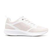 Witte Polyester Sneakers voor Vrouwen Tommy Hilfiger , White , Dames