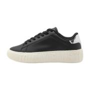 Nieuwe Cupsole Sneaker Tommy Hilfiger , Black , Dames