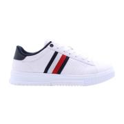 Stijlvolle Wasp Sneakers voor Mannen Tommy Hilfiger , White , Heren