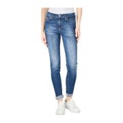 Hoge Taille Skinny Jeans Tommy Hilfiger , Blue , Dames