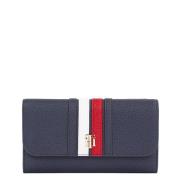TH Elemento Grote Flap Portemonnee Corp. Tommy Hilfiger , Blue , Dames