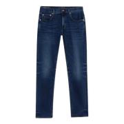 Denton Straight Jeans - Lengte 34 Tommy Hilfiger , Blue , Heren