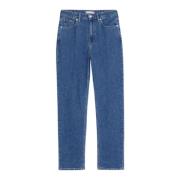 Hoge taille rechte jeans Tommy Hilfiger , Blue , Dames
