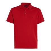 Rode Polo Shirt Tommy Hilfiger , Red , Heren
