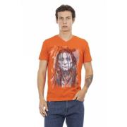 T-Shirts Trussardi , Orange , Heren