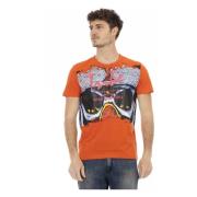 T-Shirts Trussardi , Orange , Heren