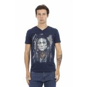 T-Shirts Trussardi , Blue , Heren