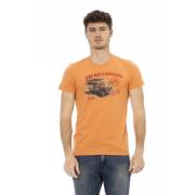 T-Shirts Trussardi , Orange , Heren