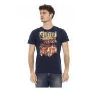 T-Shirts Trussardi , Blue , Heren