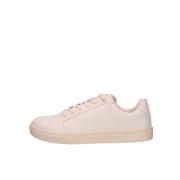 Stadswandeling Leren Sneakers Trussardi , Pink , Dames