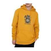 Times Hoodie Vans , Yellow , Heren