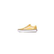 Old Skool Flax/True White Sneaker Vans , Yellow , Heren