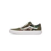 Camo Olive/White Sneakers Vans , Green , Heren
