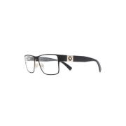 Zwart Optisch Montuur, Klassieke Stijl Versace , Black , Heren