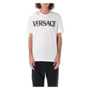 T-Shirt 10069741A04949 Versace , White , Heren