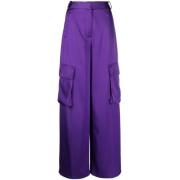 Informele broek Versace , Purple , Dames