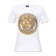 La Vacanza collectie T-shirt Versace , White , Dames