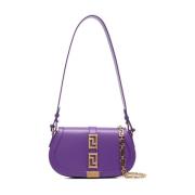 Shoulder Bags Versace , Purple , Dames