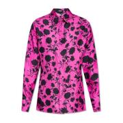 Zijden shirt Versace , Pink , Dames