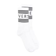 Sportieve Bio Sponge Katoenen Sokken Versace , White , Heren