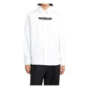 Witte Gesp Formeel Overhemd Versace , White , Heren