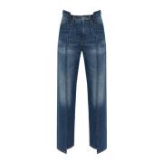 Straight leg jeans Victoria Beckham , Blue , Dames