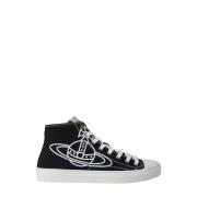 Canvas Plimsoll Sneakers Vivienne Westwood , Black , Heren