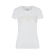 Basis T-shirt Armani Exchange , White , Dames