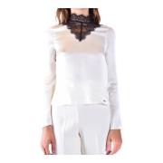 Blouse met lange mouwen Armani Exchange , White , Dames