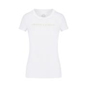 Klassiek Heren T-Shirt Armani Exchange , White , Dames