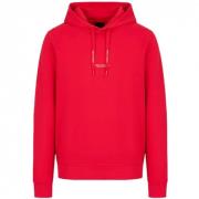 Rode Clic Cup Hoody Armani Exchange , Red , Dames
